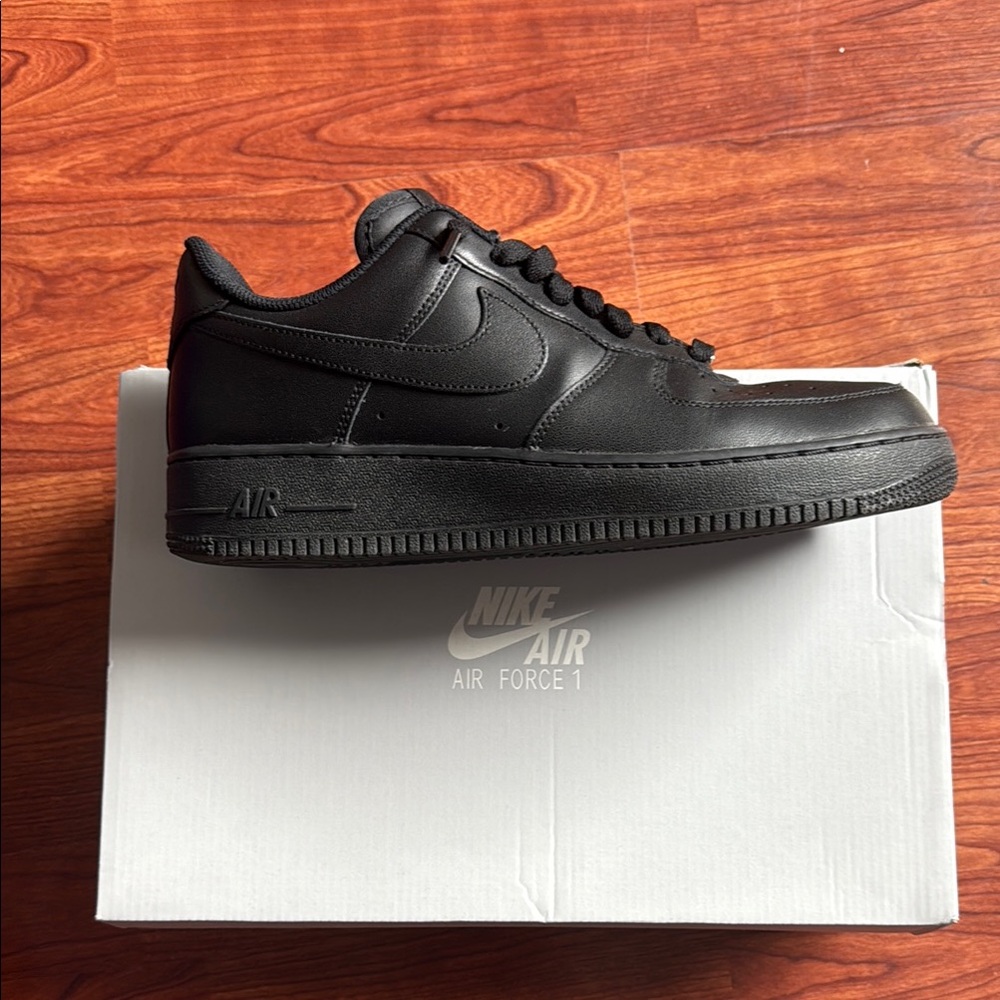 Nike Black Athletic Shoes Air Force 1